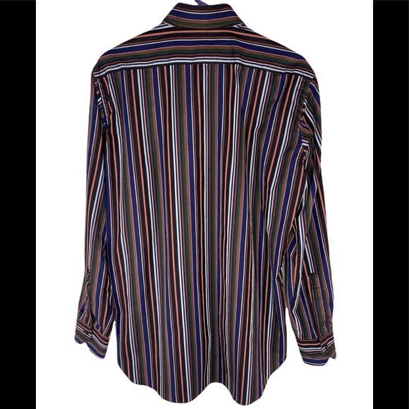 Etro Men’s Size 41 Long Sleeve Shirt Multi Color - Picture 2 of 11